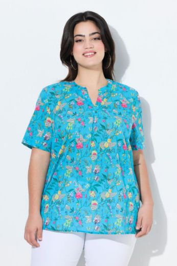 Moda za polnejše Bluza kratkih rukava A kroja plus velikost, xxl, Ulla Popken in Johann Popken (JP1880)