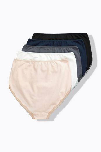 Moda za polnejše Gaćice maxi 5 komada plus velikost, xxl, Ulla Popken in Johann Popken (JP1880)