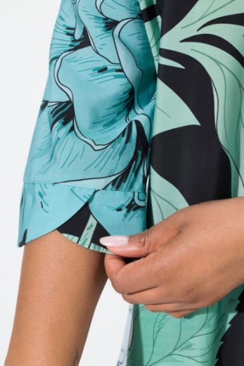 Moda za polnejše Haljina midi 3/4 rukava plus velikost, xxl, Ulla Popken in Johann Popken (JP1880)