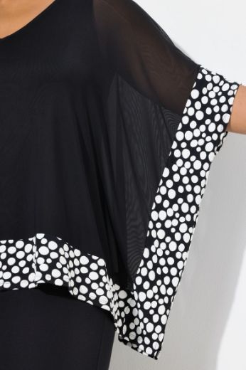 Moda za polnejše Bluza od šifona šireg kroja plus velikost, xxl, Ulla Popken in Johann Popken (JP1880)