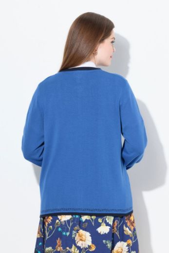 Moda za polnejše Kardigan dugih rukava na kopčanje plus velikost, xxl, Ulla Popken in Johann Popken (JP1880)
