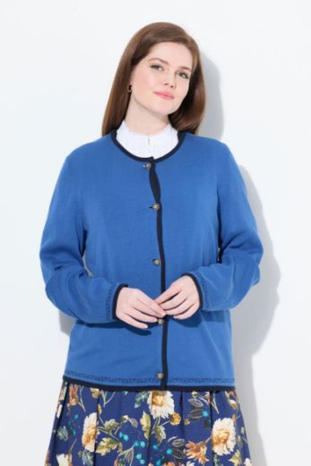 Moda za polnejše Kardigan dugih rukava na kopčanje plus velikost, xxl, Ulla Popken in Johann Popken (JP1880)