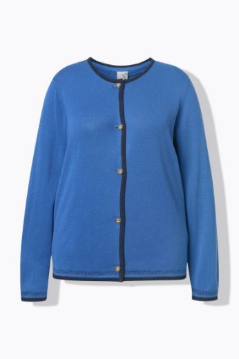 Moda za polnejše Kardigan dugih rukava na kopčanje plus velikost, xxl, Ulla Popken in Johann Popken (JP1880)