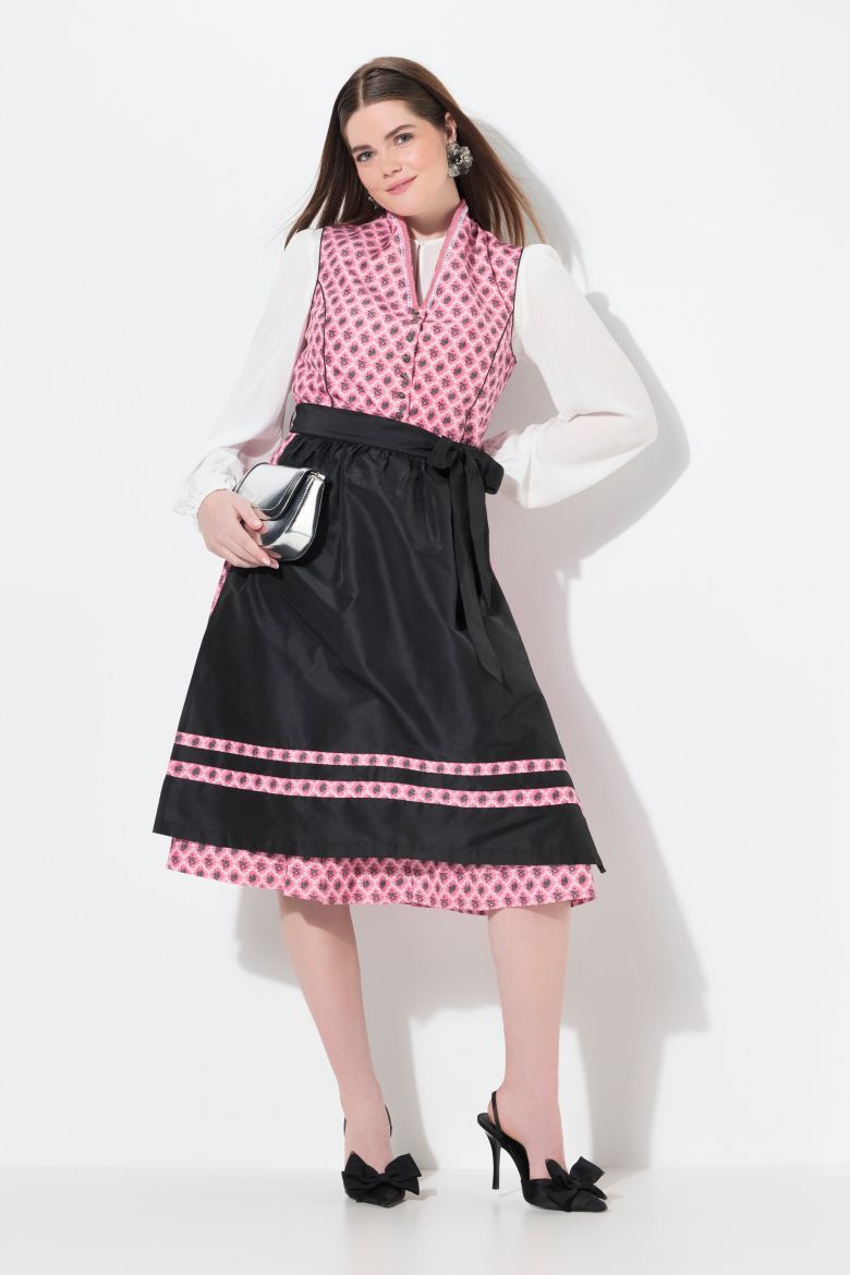 Moda za polnejše Haljina dirndl V ovratnika plus velikost, xxl, Ulla Popken in Johann Popken (JP1880)