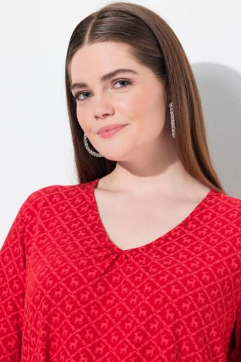Moda za polnejše Majica kratkih rukava dužeg A kroja plus velikost, xxl, Ulla Popken in Johann Popken (JP1880)