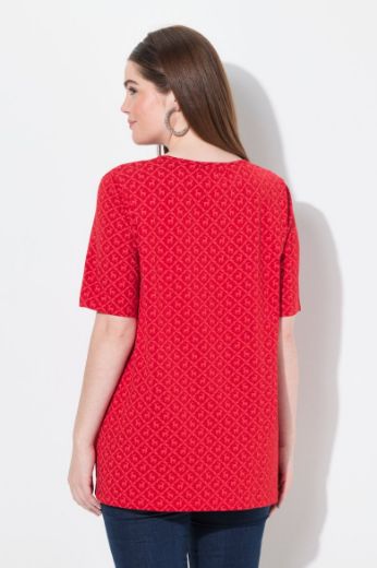 Moda za polnejše Majica kratkih rukava dužeg A kroja plus velikost, xxl, Ulla Popken in Johann Popken (JP1880)