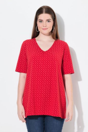 Moda za polnejše Majica kratkih rukava dužeg A kroja plus velikost, xxl, Ulla Popken in Johann Popken (JP1880)
