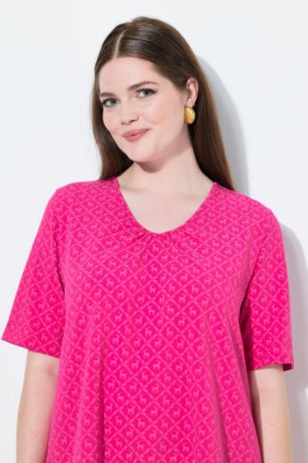 Moda za polnejše Majica kratkih rukava dužeg A kroja plus velikost, xxl, Ulla Popken in Johann Popken (JP1880)