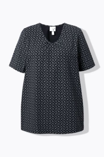 Moda za polnejše Majica kratkih rukava dužeg A kroja plus velikost, xxl, Ulla Popken in Johann Popken (JP1880)