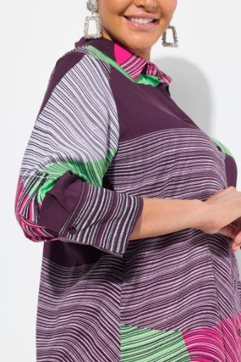 Moda za polnejše Bluza 3/4 rukava dužeg kroja plus velikost, xxl, Ulla Popken in Johann Popken (JP1880)