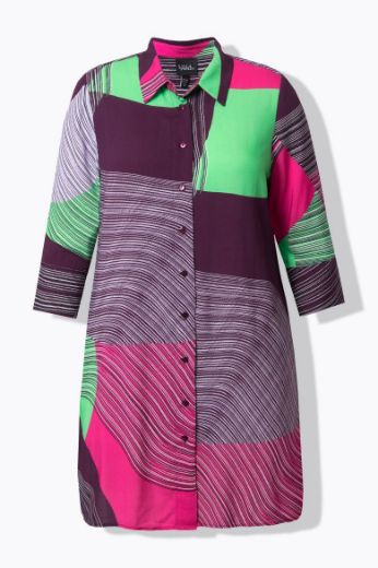 Moda za polnejše Bluza 3/4 rukava dužeg kroja plus velikost, xxl, Ulla Popken in Johann Popken (JP1880)