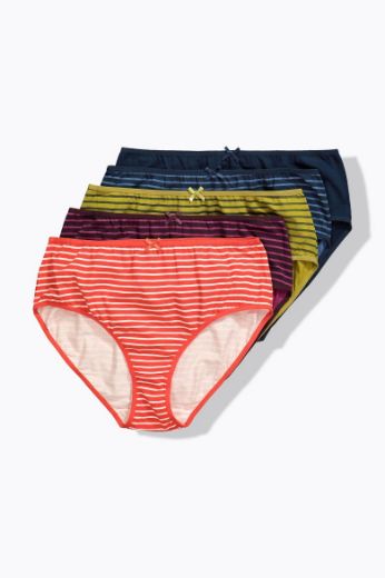 Moda za polnejše Gaćice midi 5 komada plus velikost, xxl, Ulla Popken in Johann Popken (JP1880)
