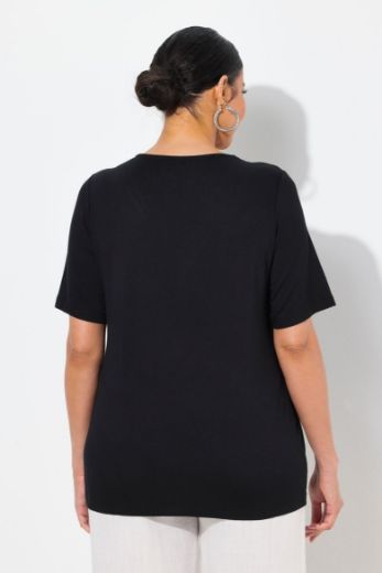 Moda za polnejše Majica kratkih rukava V ovratnika plus velikost, xxl, Ulla Popken in Johann Popken (JP1880)