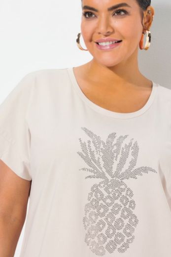Moda za polnejše Majica kratkih rukava okruglog ovratnika plus velikost, xxl, Ulla Popken in Johann Popken (JP1880)