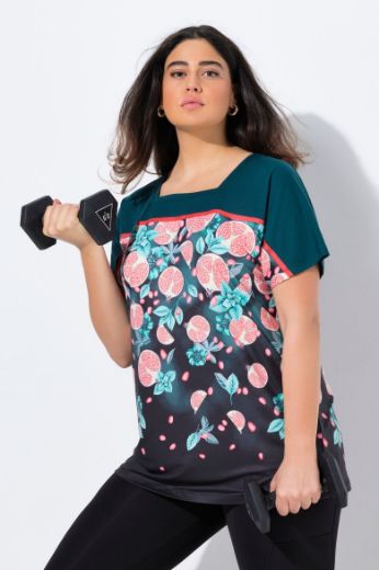 Moda za polnejše Majica kratkih rukava sportska plus velikost, xxl, Ulla Popken in Johann Popken (JP1880)