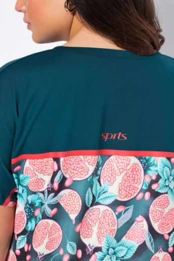 Moda za polnejše Majica kratkih rukava sportska plus velikost, xxl, Ulla Popken in Johann Popken (JP1880)