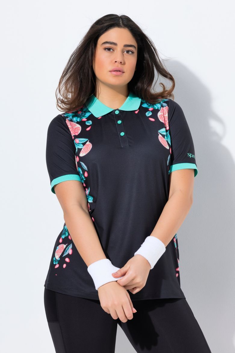 Moda za polnejše Majica Polo kratkih rukava sportska plus velikost, xxl, Ulla Popken in Johann Popken (JP1880)
