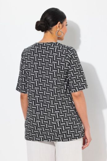 Moda za polnejše Majica kratkih rukava V ovratnika plus velikost, xxl, Ulla Popken in Johann Popken (JP1880)