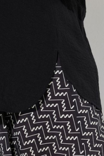 Moda za polnejše Košulja 3/4 rukava A kroja plus velikost, xxl, Ulla Popken in Johann Popken (JP1880)