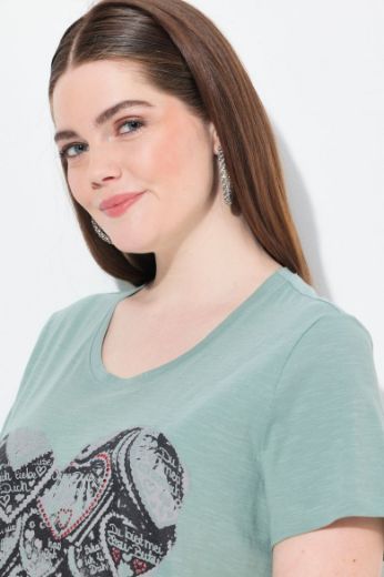Moda za polnejše Majica kratkih rukava okruglog ovratnika plus velikost, xxl, Ulla Popken in Johann Popken (JP1880)