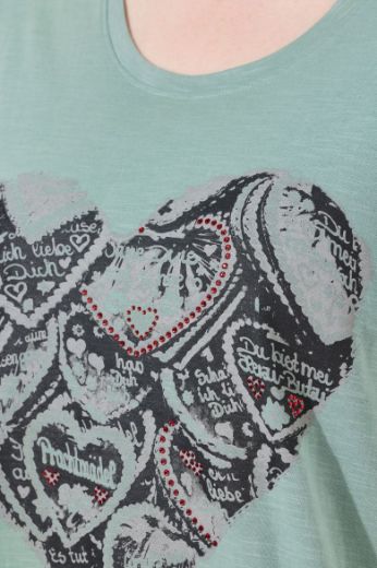 Moda za polnejše Majica kratkih rukava okruglog ovratnika plus velikost, xxl, Ulla Popken in Johann Popken (JP1880)
