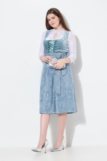 Moda za polnejše Haljina dirndl plus velikost, xxl, Ulla Popken in Johann Popken (JP1880)