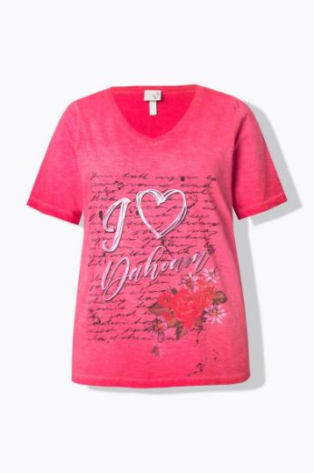 Moda za polnejše Majica kratkih rukava V ovratnika plus velikost, xxl, Ulla Popken in Johann Popken (JP1880)