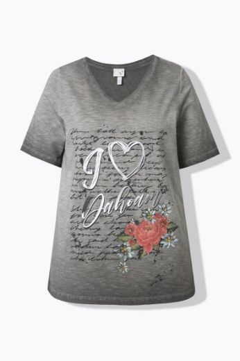 Moda za polnejše Majica kratkih rukava V ovratnika plus velikost, xxl, Ulla Popken in Johann Popken (JP1880)
