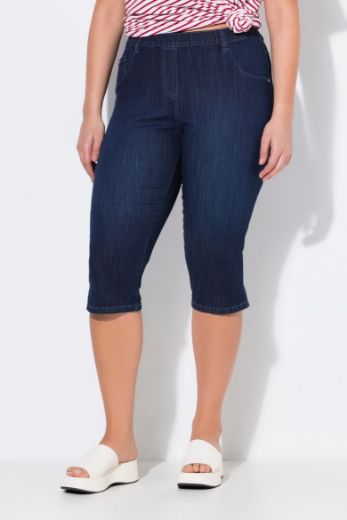 Moda za polnejše Traperice Capri plus velikost, xxl, Ulla Popken in Johann Popken (JP1880)