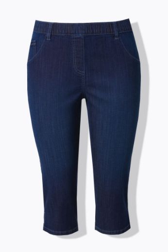 Moda za polnejše Traperice Capri plus velikost, xxl, Ulla Popken in Johann Popken (JP1880)