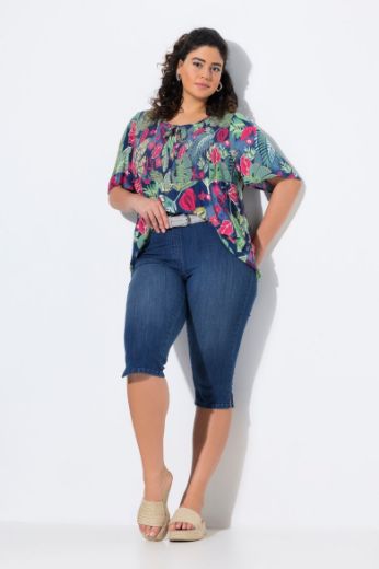 Moda za polnejše Traperice Capri plus velikost, xxl, Ulla Popken in Johann Popken (JP1880)