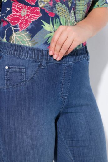 Moda za polnejše Traperice Capri plus velikost, xxl, Ulla Popken in Johann Popken (JP1880)