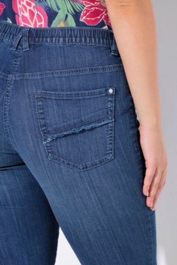 Moda za polnejše Traperice Capri plus velikost, xxl, Ulla Popken in Johann Popken (JP1880)