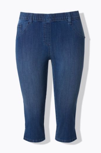 Moda za polnejše Traperice Capri plus velikost, xxl, Ulla Popken in Johann Popken (JP1880)
