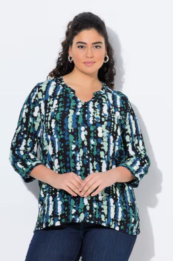 Moda za polnejše Tunika na kopčanje plus velikost, xxl, Ulla Popken in Johann Popken (JP1880)