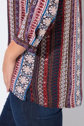 Moda za polnejše Tunika na kopčanje plus velikost, xxl, Ulla Popken in Johann Popken (JP1880)
