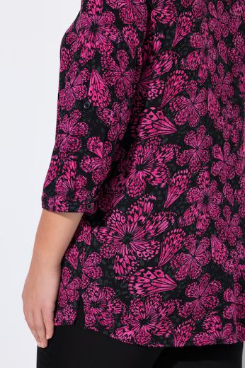 Moda za polnejše Tunika na kopčanje plus velikost, xxl, Ulla Popken in Johann Popken (JP1880)
