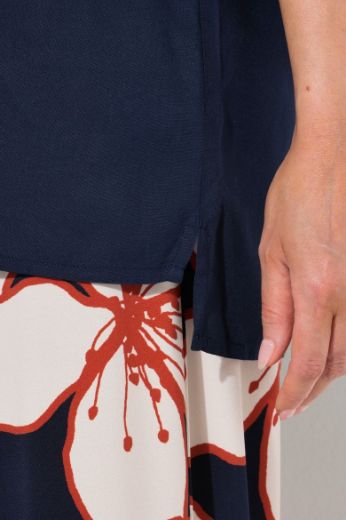 Moda za polnejše Bluza polu rukava šireg kroja plus velikost, xxl, Ulla Popken in Johann Popken (JP1880)