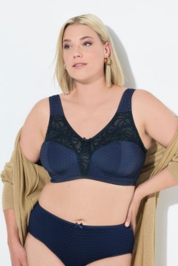 Moda za polnejše Grudnjak bez žice širih naramenica plus velikost, xxl, Ulla Popken in Johann Popken (JP1880)