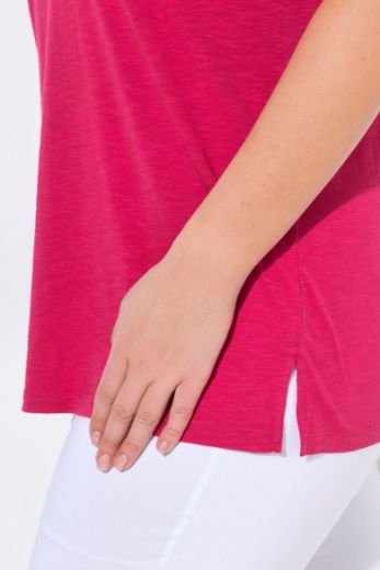 Moda za polnejše Majica kratkih rukava V ovratnika plus velikost, xxl, Ulla Popken in Johann Popken (JP1880)