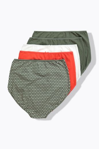 Moda za polnejše Gaćice maxi 5 komada plus velikost, xxl, Ulla Popken in Johann Popken (JP1880)