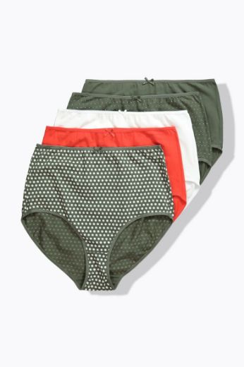 Moda za polnejše Gaćice maxi 5 komada plus velikost, xxl, Ulla Popken in Johann Popken (JP1880)