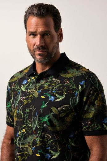 Moda za polnejše Majica Polo kratkih rukava plus velikost, xxl, Ulla Popken in Johann Popken (JP1880)