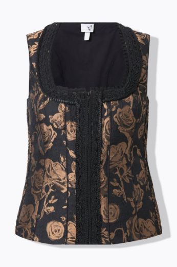 Moda za polnejše Bluza s patentnim zatvaračem i ukrasnom čipkom plus velikost, xxl, Ulla Popken in Johann Popken (JP1880)