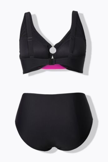 Moda za polnejše Kupaći kostim dvodijelni plus velikost, xxl, Ulla Popken in Johann Popken (JP1880)