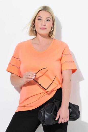Moda za polnejše Majica kratkih rukava V ovratnika plus velikost, xxl, Ulla Popken in Johann Popken (JP1880)
