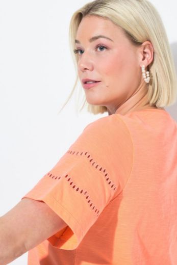 Moda za polnejše Majica kratkih rukava V ovratnika plus velikost, xxl, Ulla Popken in Johann Popken (JP1880)