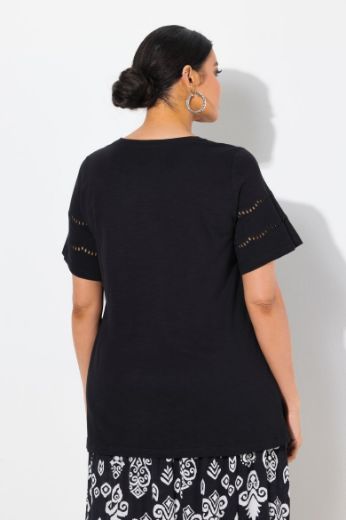 Moda za polnejše Majica kratkih rukava V ovratnika plus velikost, xxl, Ulla Popken in Johann Popken (JP1880)