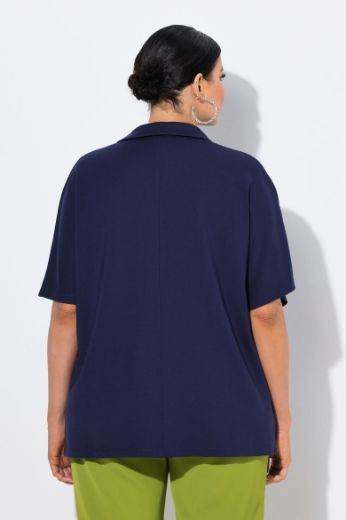 Moda za polnejše Bluza kratkih rukava V ovratnika plus velikost, xxl, Ulla Popken in Johann Popken (JP1880)