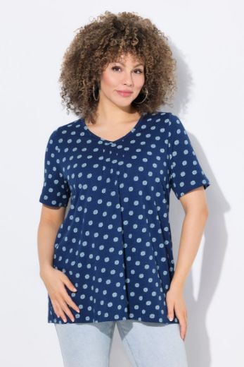 Moda za polnejše Majica kratkih rukava V ovratnika plus velikost, xxl, Ulla Popken in Johann Popken (JP1880)